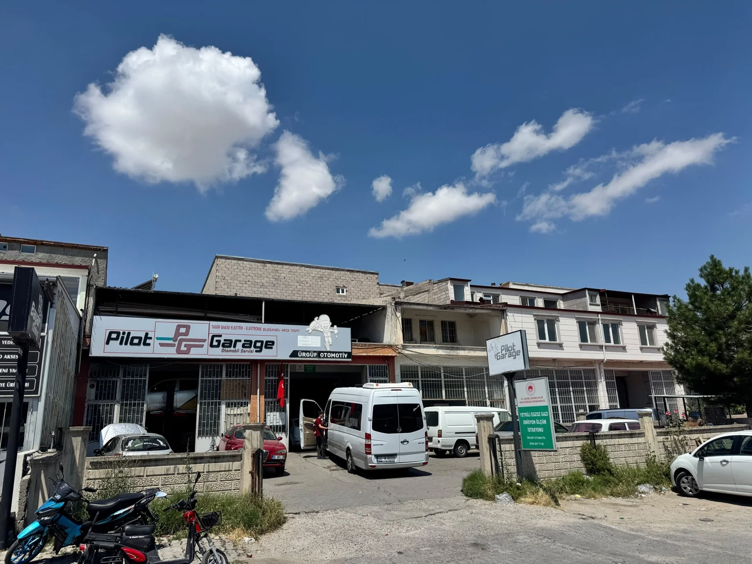 Ürgüp Otomotiv dış cephe geniş görünüm